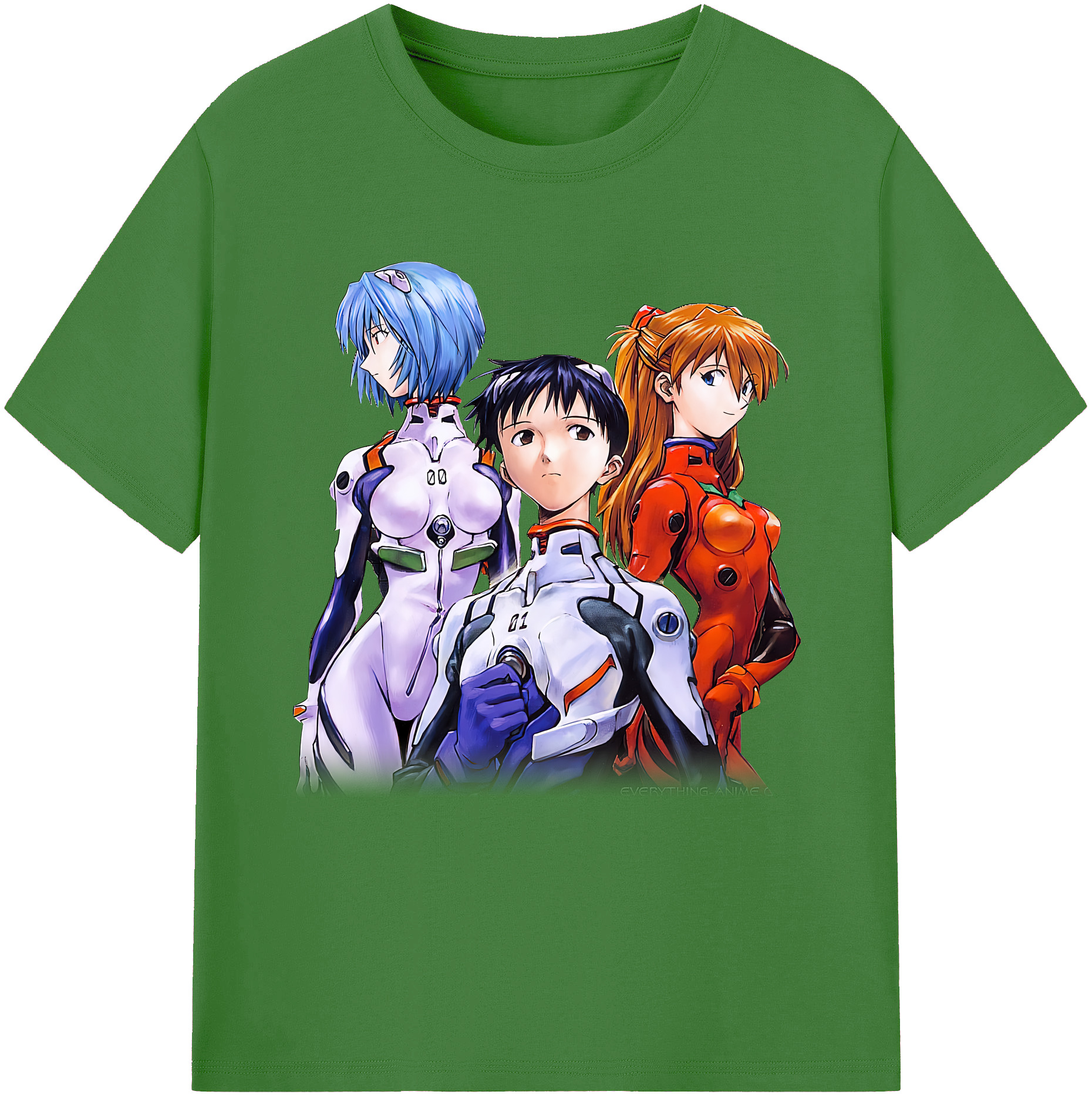 （画像用） EVA 新世紀エヴァンゲリオン レディースカジュアルプリントTシャツ（綿100％）